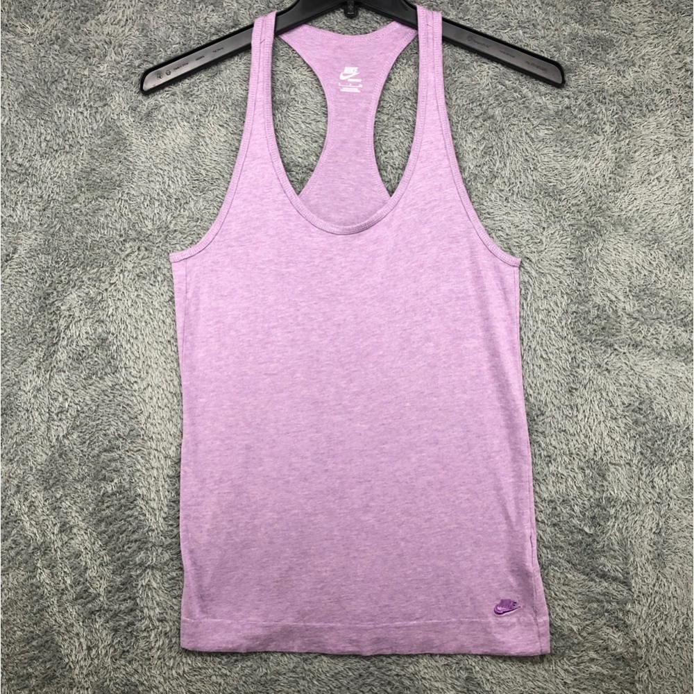 Nike Sportswear Racerback Tank Top Women Size Small Purple